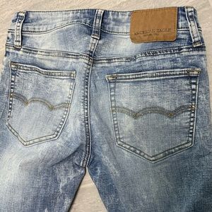 American Eagle boys distressed jeans.